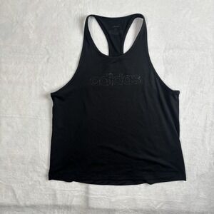 Adidas Climalite Active Workout Raceback Tank Top‎ Black Women's Medium